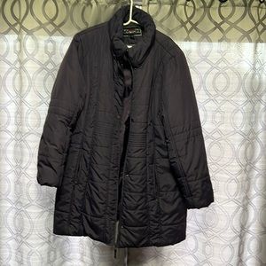 To ask women’s winter purple coat